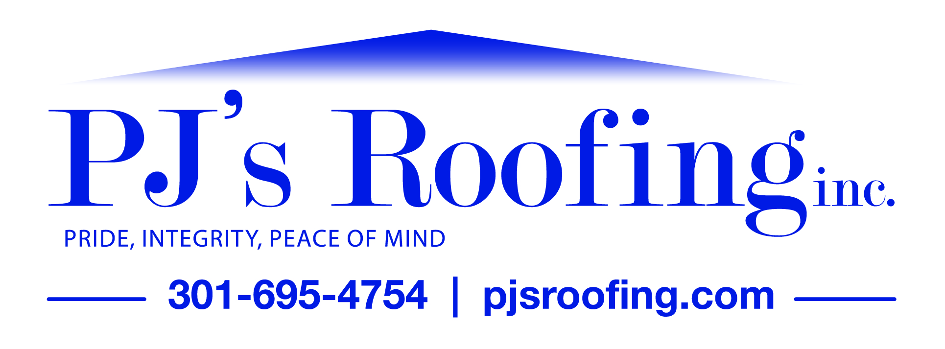PJs Roofing Logo